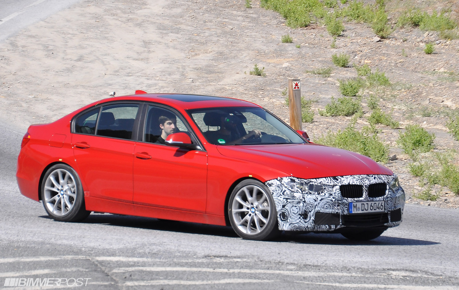 BMW F30 3 Series LCI Facelift Prototype Spotted
